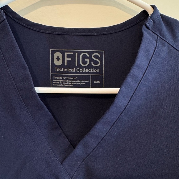 Figs Old Navy Scrub Top Short Sleeve Size XXS - Picture 3 of 5